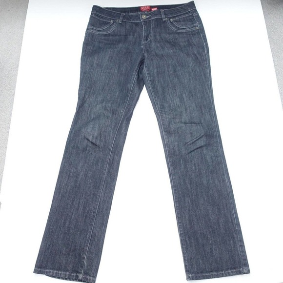 Sonoma Jeans Womens 10 Blue Denim Regular Fit Cotton Stretch Pocket Straight Leg - Picture 1 of 8